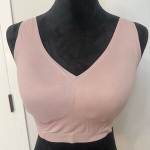 Soma Soft Pink V-Neck Bralette